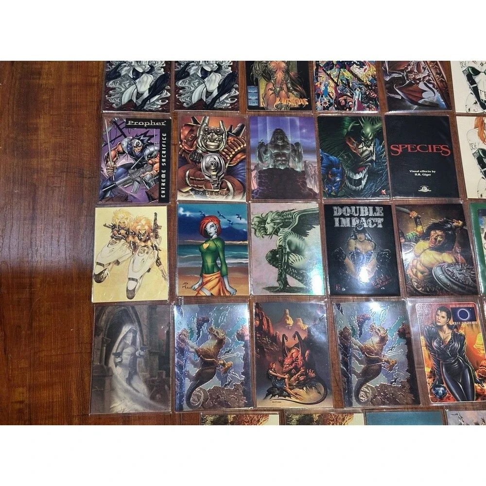 Lot of (46) Non-Sport Trading Promo Cards - Comics, Elvira, Fantasy & Adult Art
